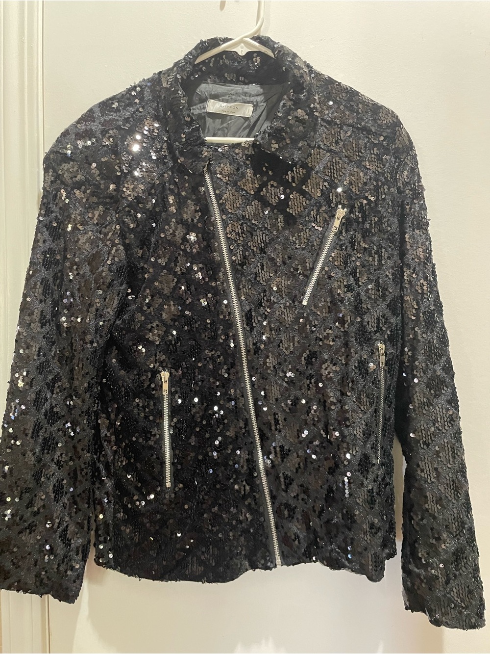 Sequined Black Maymkon Jacket - Women's